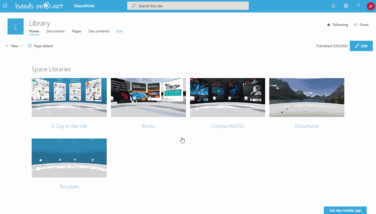 How to create an index for SharePoint Spaces using the